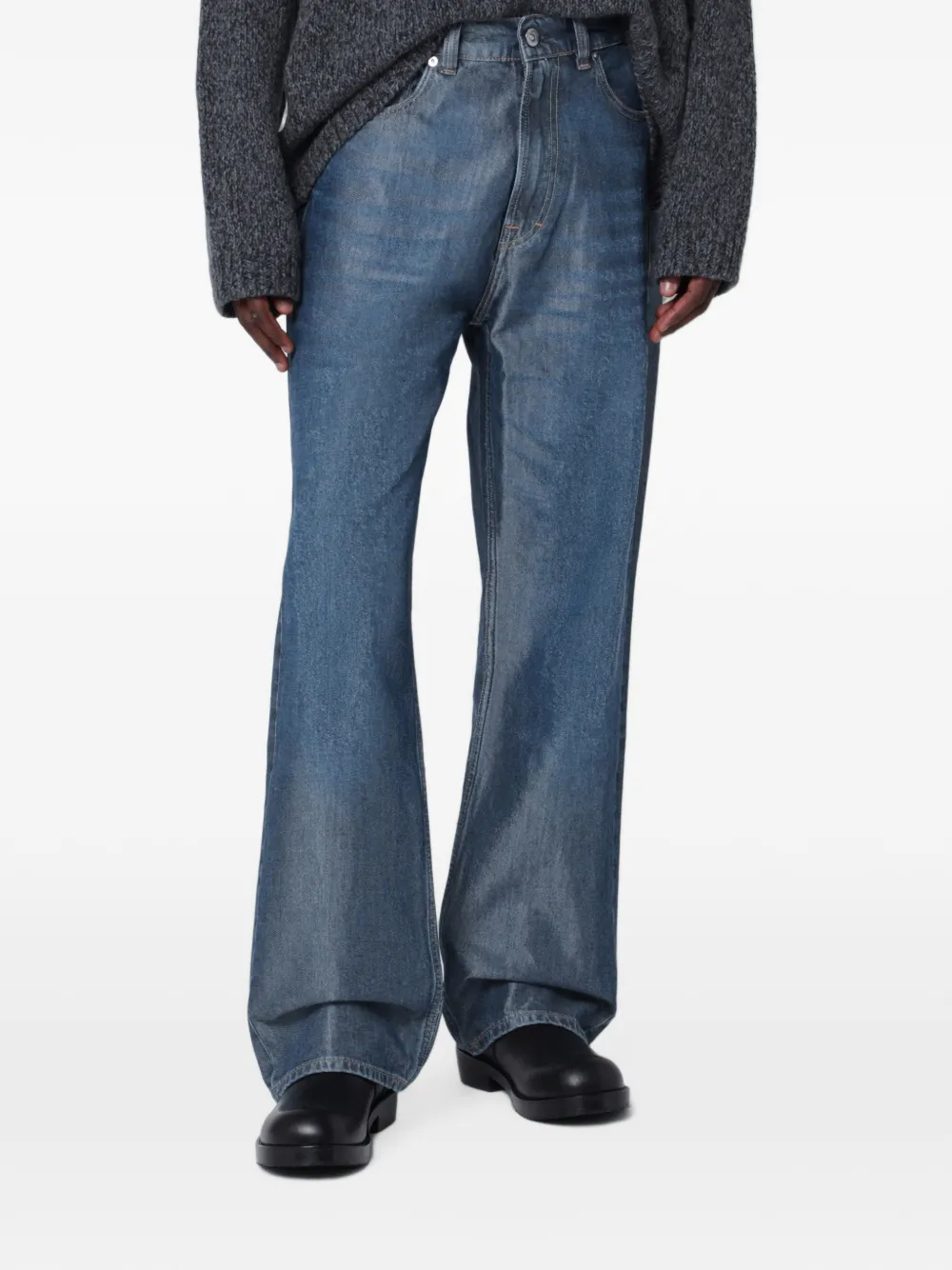 OUR LEGACY Third Cut straight-leg jeans - Blu