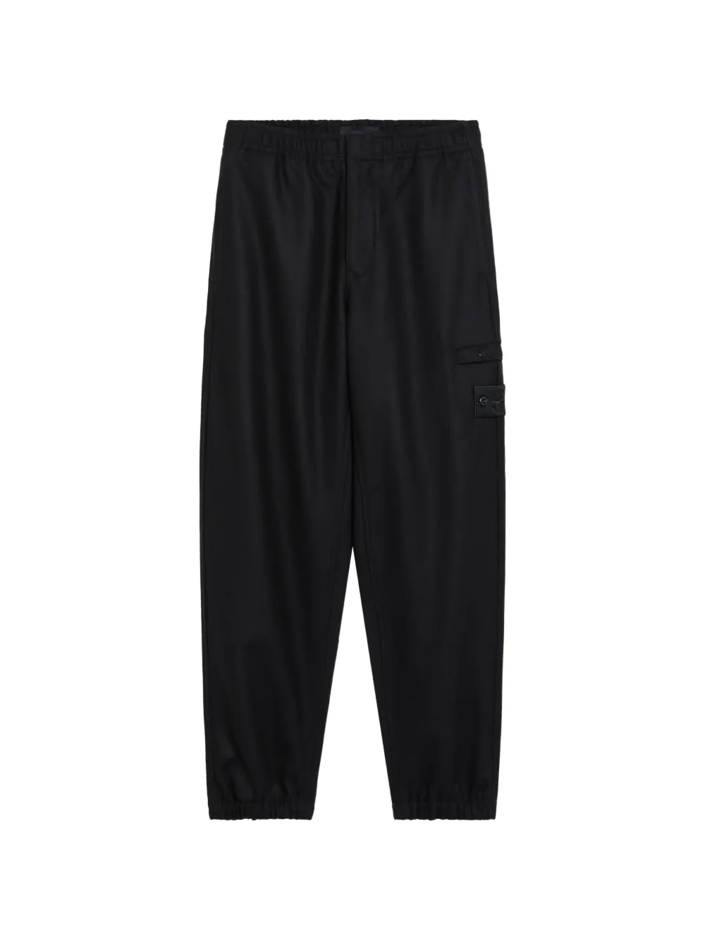 Stone Island Pantaloni sportivi S.I. Ghost 3100024 in flanella di lana e nylon - Blu