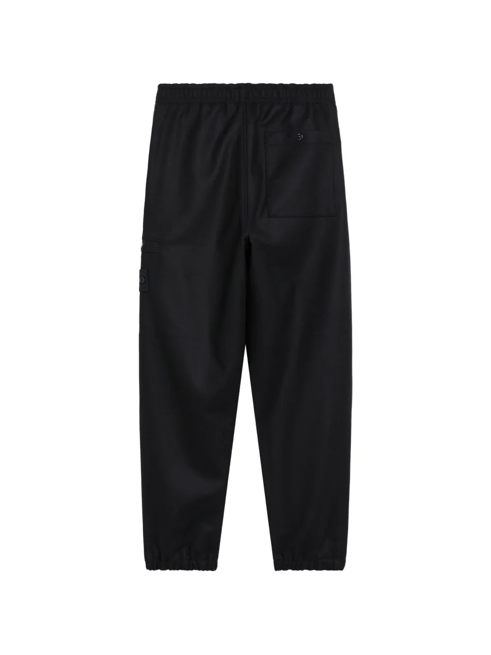 Stone Island 3100024 joggingbroek van wol-nylonflanel S.I ghost Blauw
