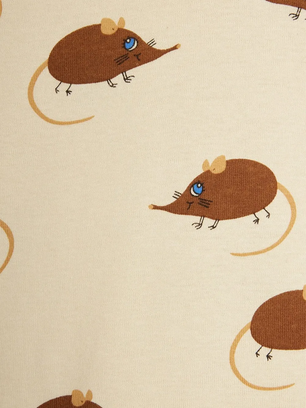 Mini Rodini elephant shrew-print T-shirt Beige