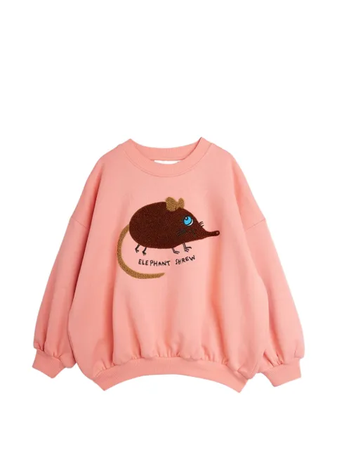 Mini Rodini Elephant Shrew chenille sweatshirt