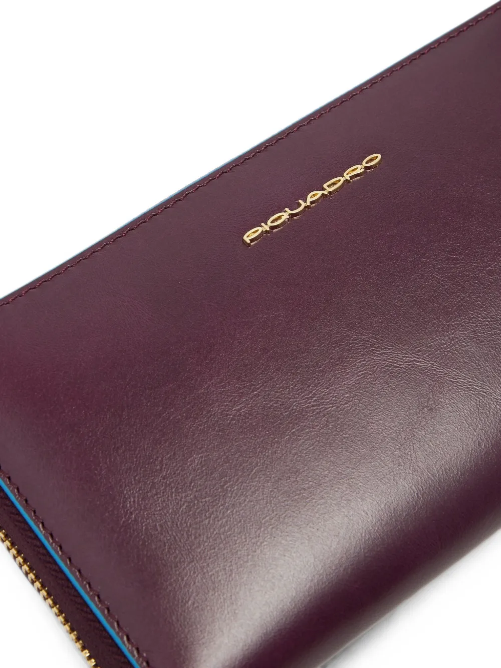 PIQUADRO Leren portemonnee Rood