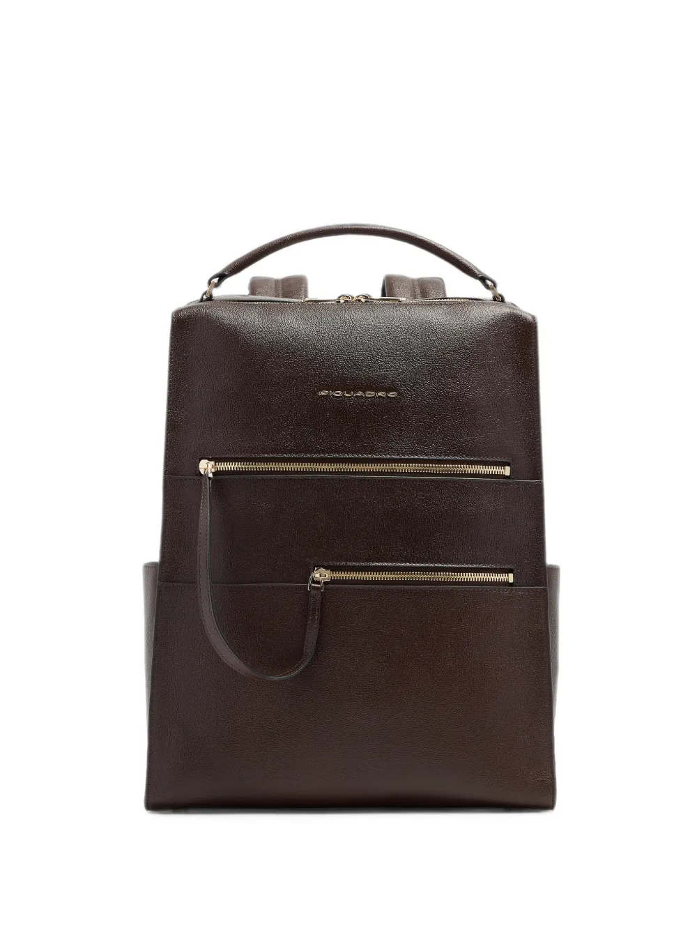 PIQUADRO leather backpack - Marrone