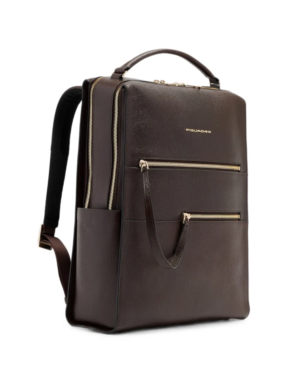PIQUADRO Leren rugtas Bruin