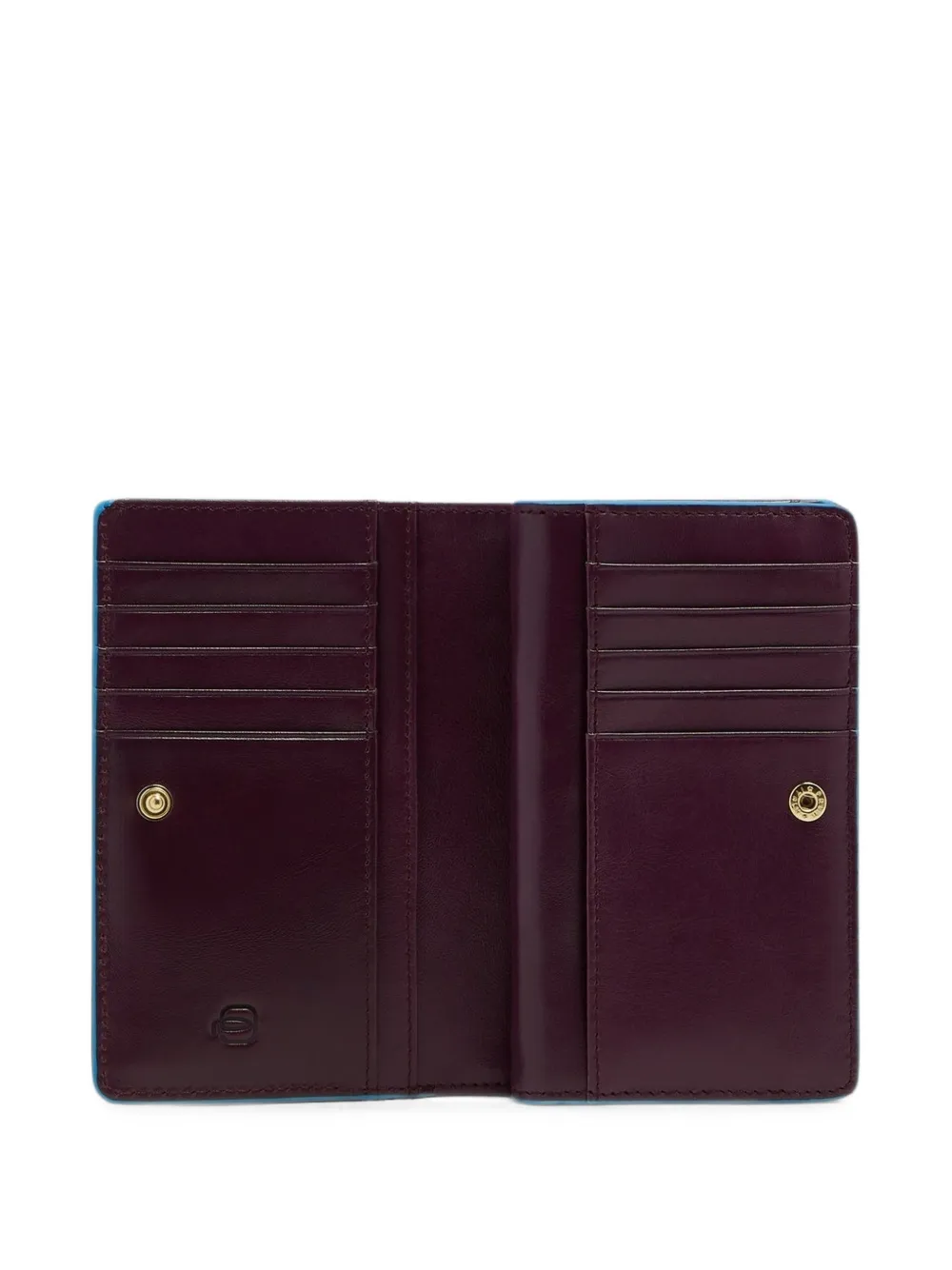 PIQUADRO Leren portemonnee Paars