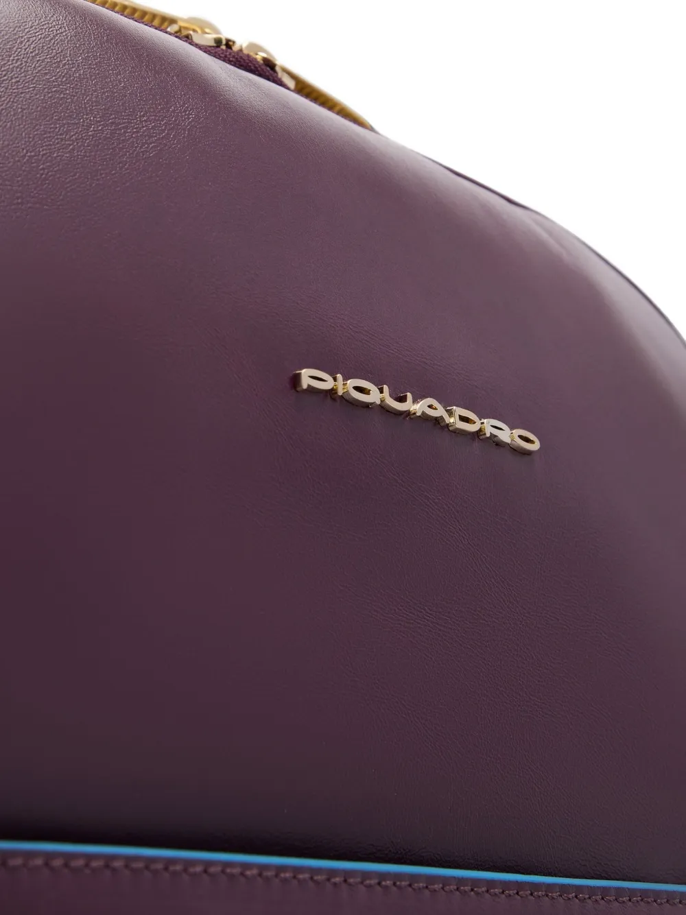 PIQUADRO leather laptop backpack Paars