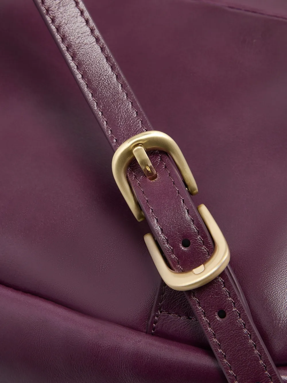 PIQUADRO leather laptop backpack Paars