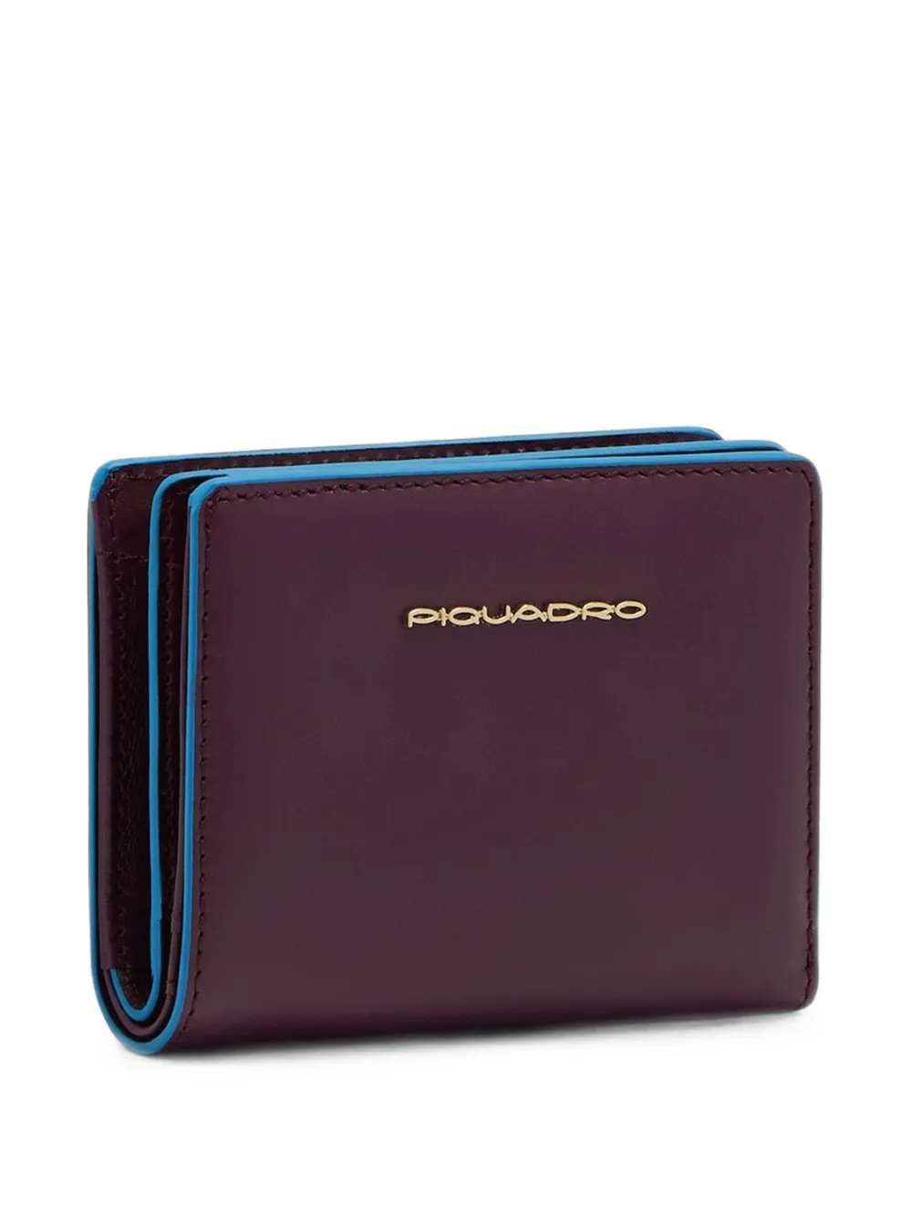 PIQUADRO Leren portemonnee Paars