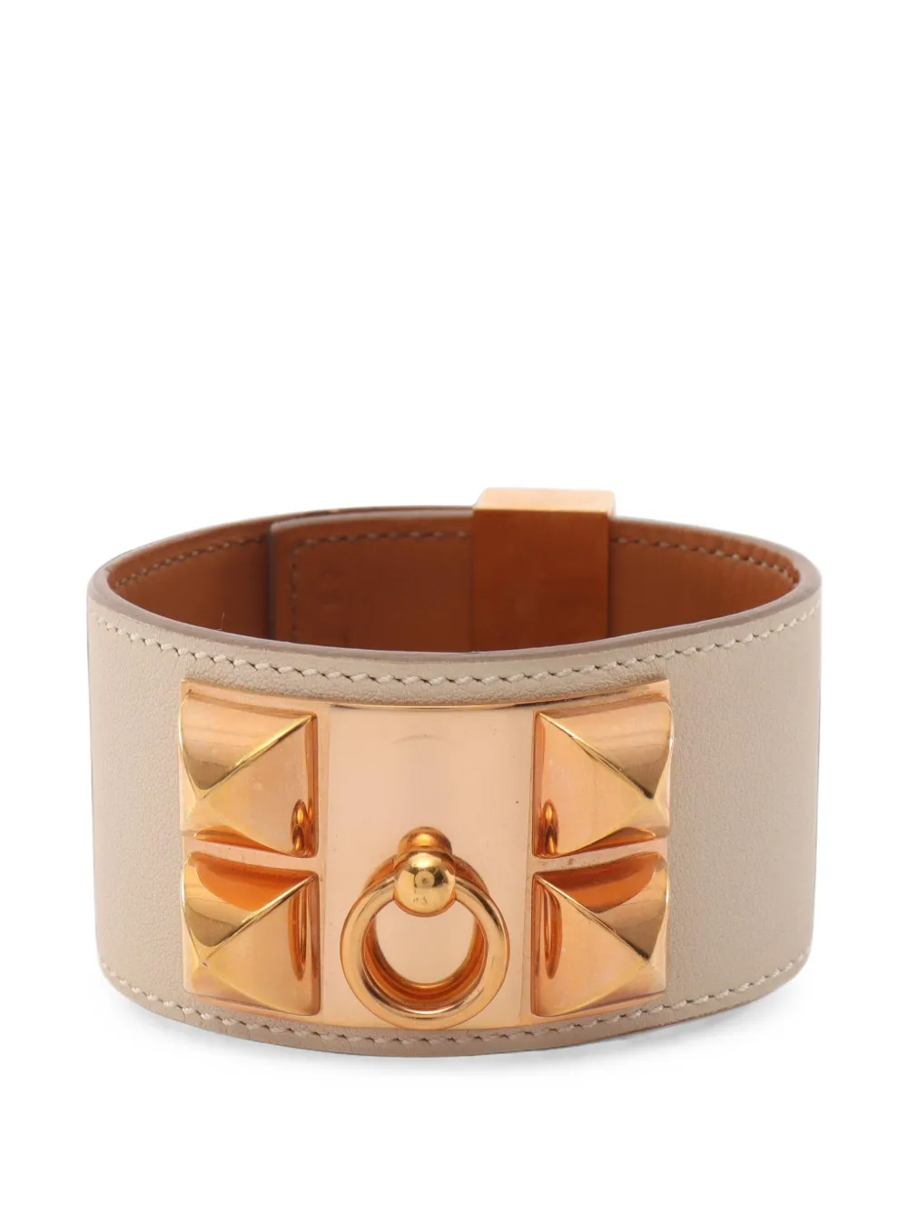 Hermès Pre-Owned 2014 Collier de Chien bangle - Toni neutri