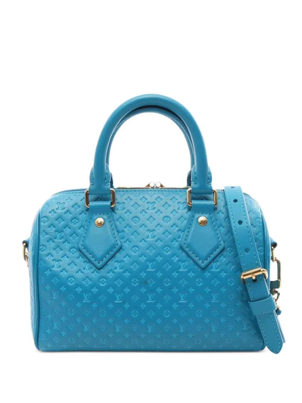 Louis Vuitton Pre-Owned 2021 Speedy nanogram handbag - Blu
