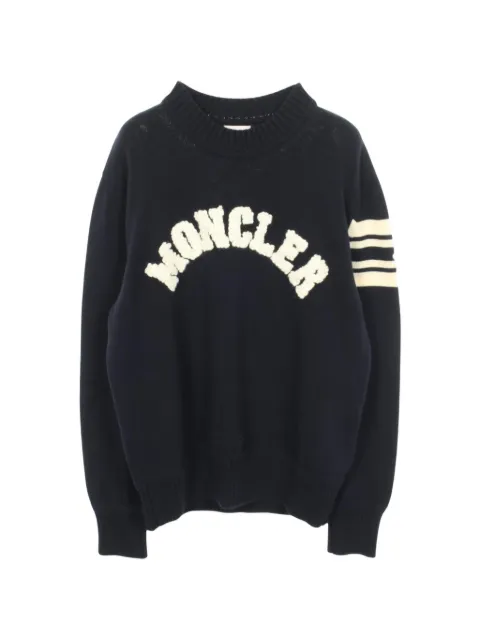 Moncler 2010s logo knitted sweater