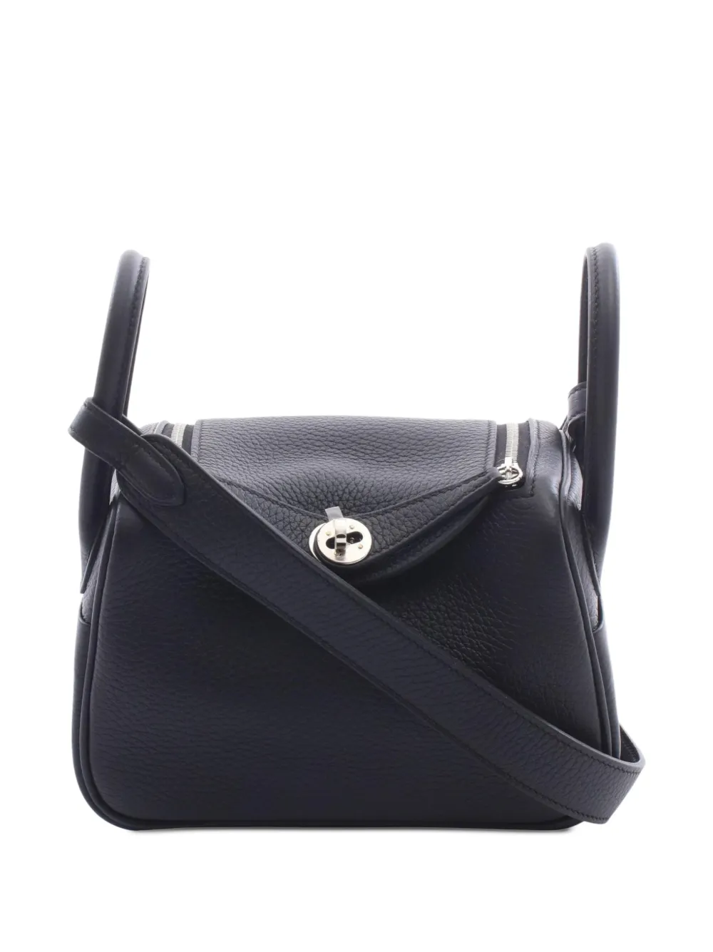 Hermès Pre-Owned 2026 mini Lindy shoulder bag - Nero