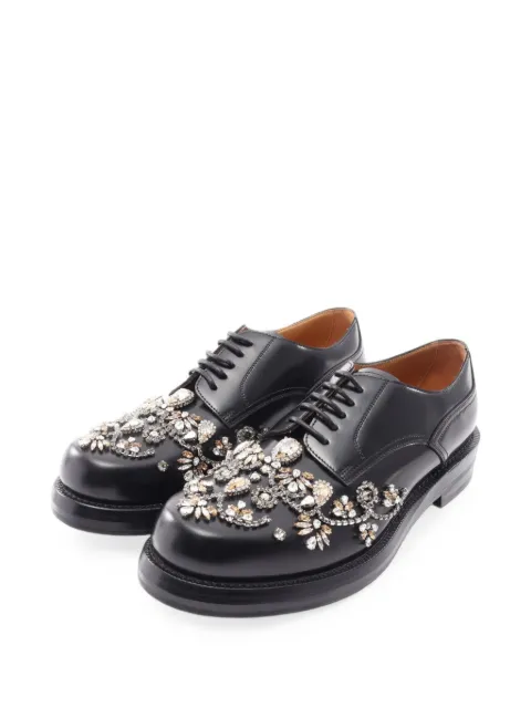 Christian Dior Pre-Owned 2020s Bijou crystal-embellished dress shoes