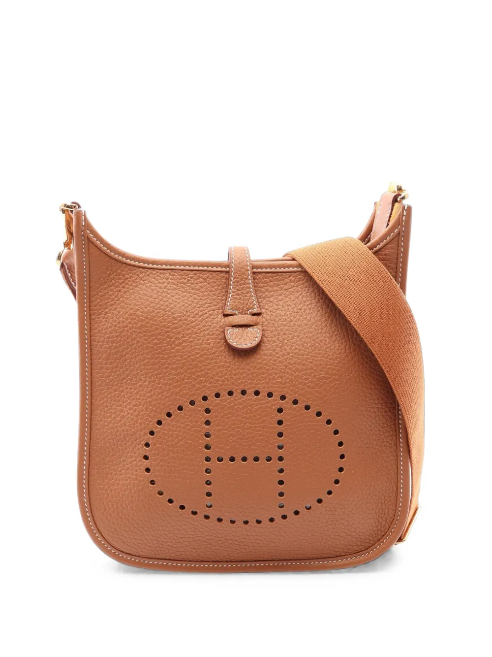 Hermès Pre-Owned Evelyne 23 bovine leather shoulder bag - Marrone