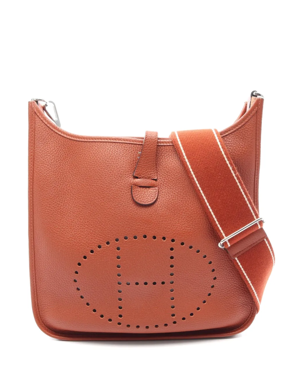 Hermès Pre-Owned 2021 Evelyne 3 Trois PM cross body bag - Marrone