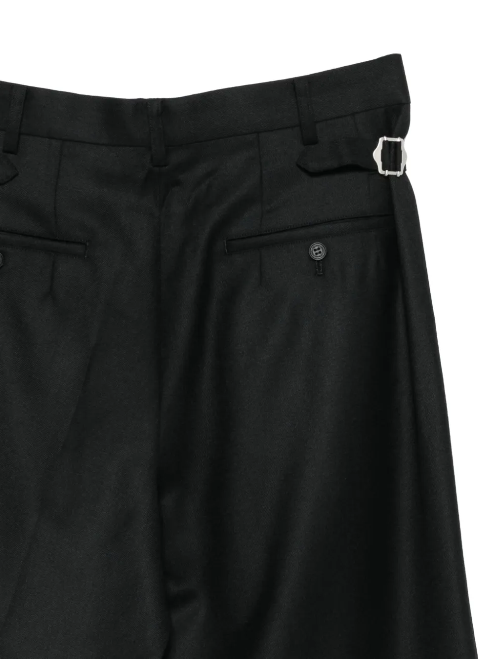 Comme des Garçons Homme Plooibroek met gesp Zwart