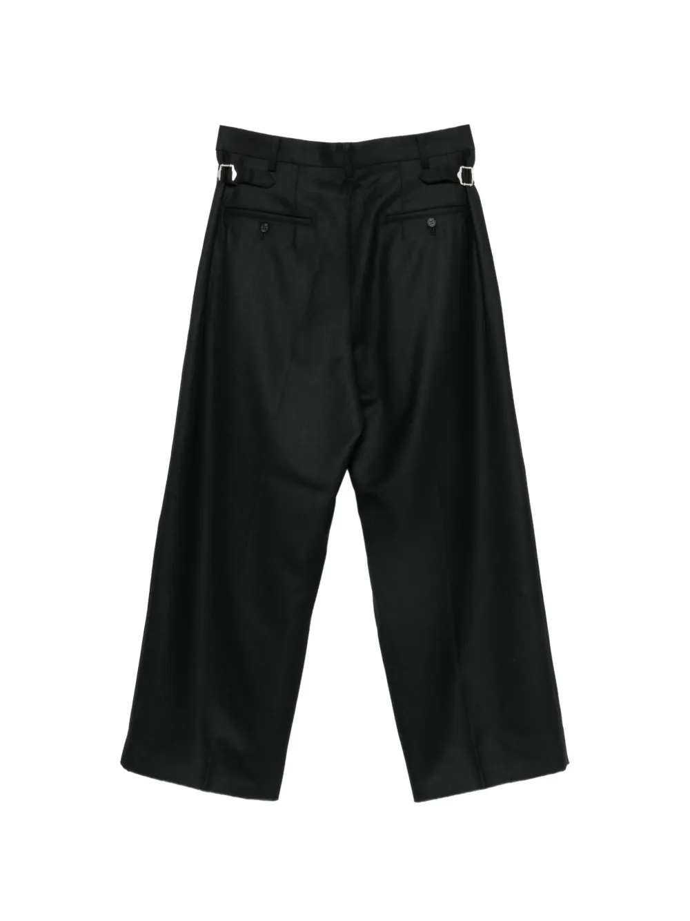 Comme des Garçons Homme Plooibroek met gesp Zwart