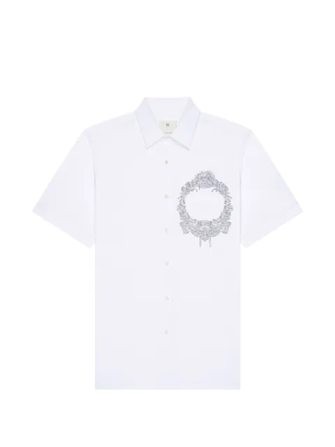 Givenchy shirt in poplin with baroque print