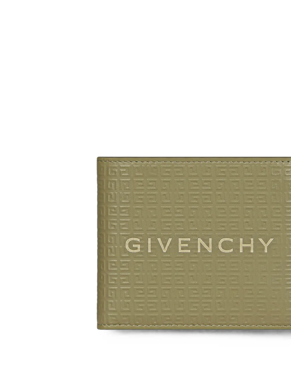 Givenchy 4G Micro leren portemonnee Groen