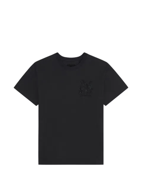 Givenchy T-shirt in cotton with flowers embroidery