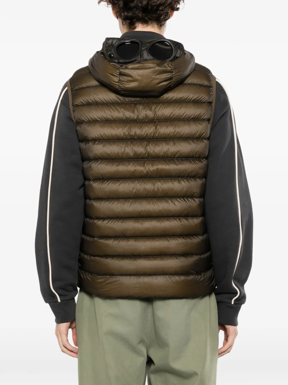 C.P. Company Bodywarmer met capuchon Groen