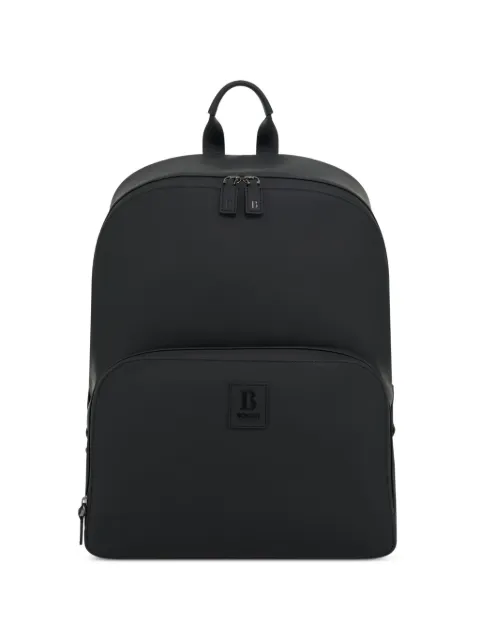 Boggi Milano small rucksack in rubberised technical fabric