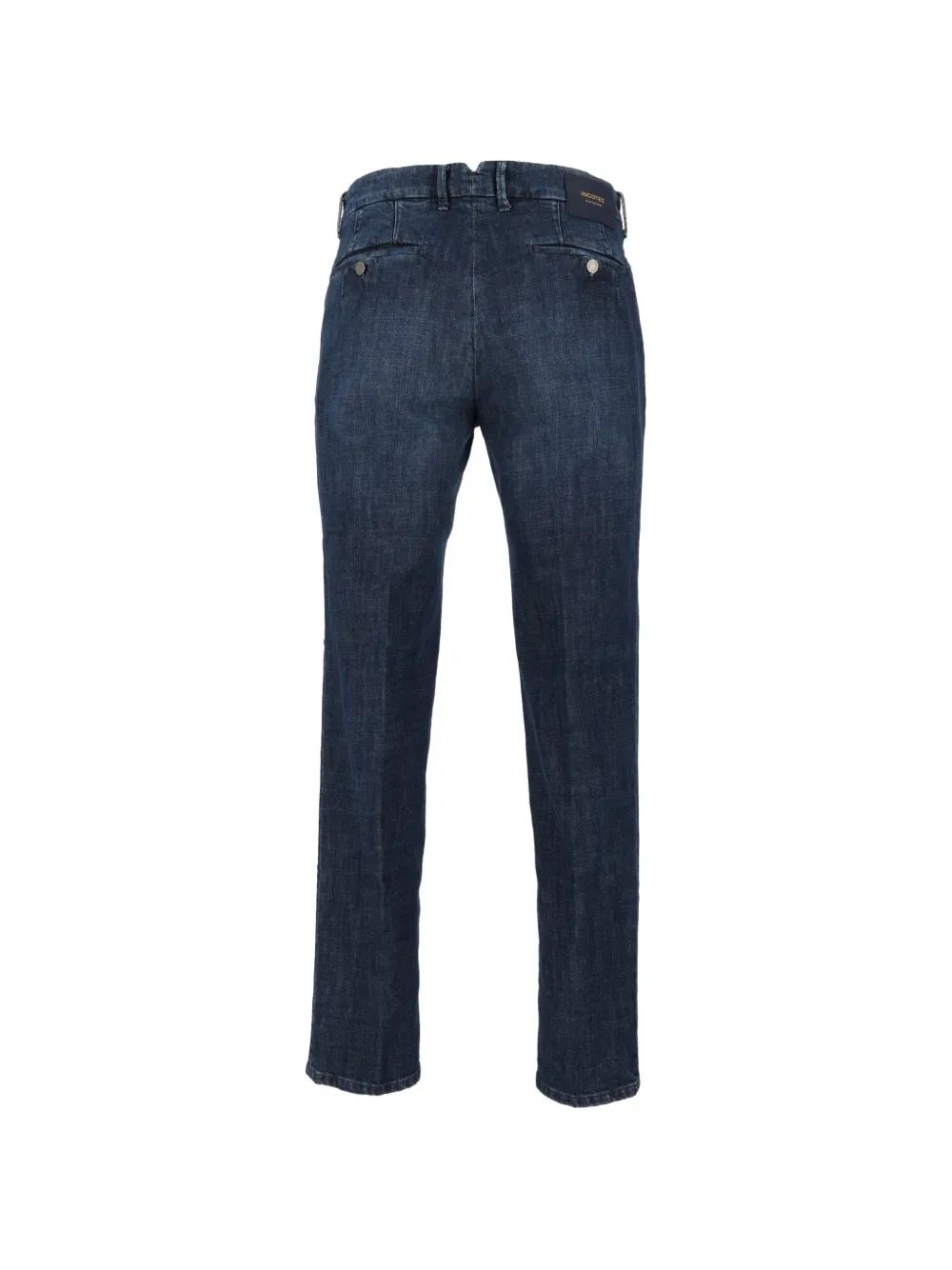 Incotex Straight jeans met vervaagd effect Blauw
