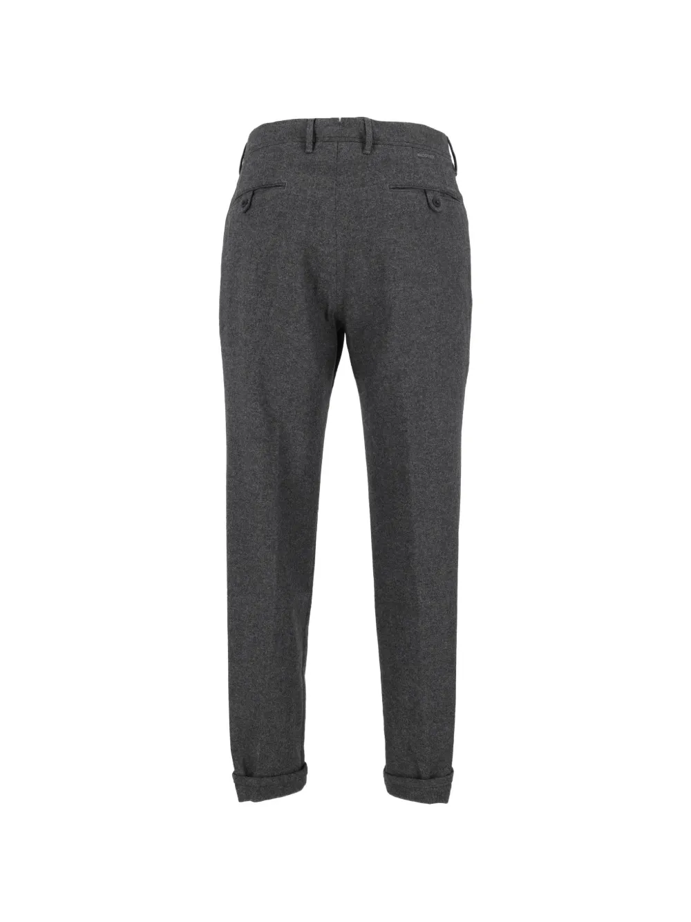 Incotex pleated turn-up trousers Grijs