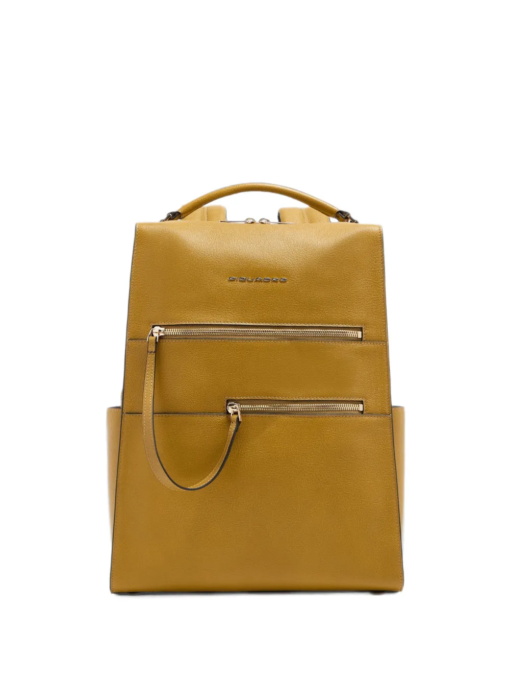 PIQUADRO 14'' Patricia leather backpack - Giallo