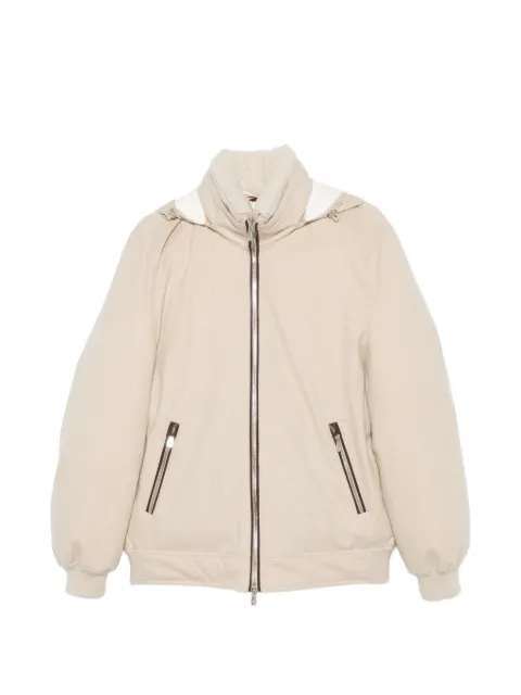 Brunello Cucinelli hooded zip-up jacket