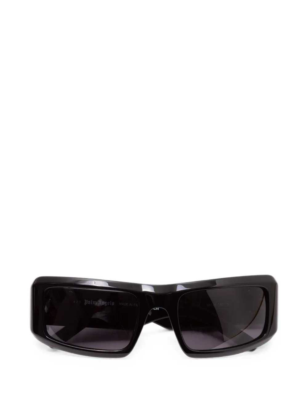 Palm Angels Kerman rectangle-frame sunglasses - Nero