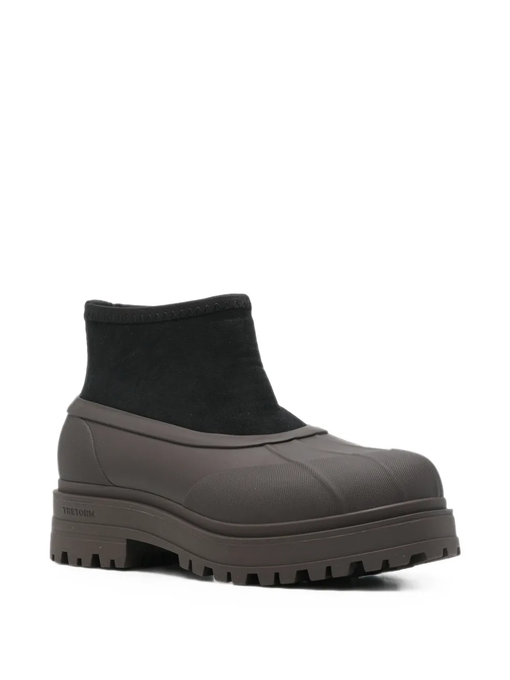 Tretorn Avan Hybrid panelled chunky-sole ankle boots Bruin