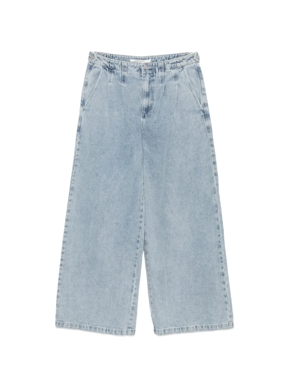 HOMAGE pleated wide-leg jeans - Blu