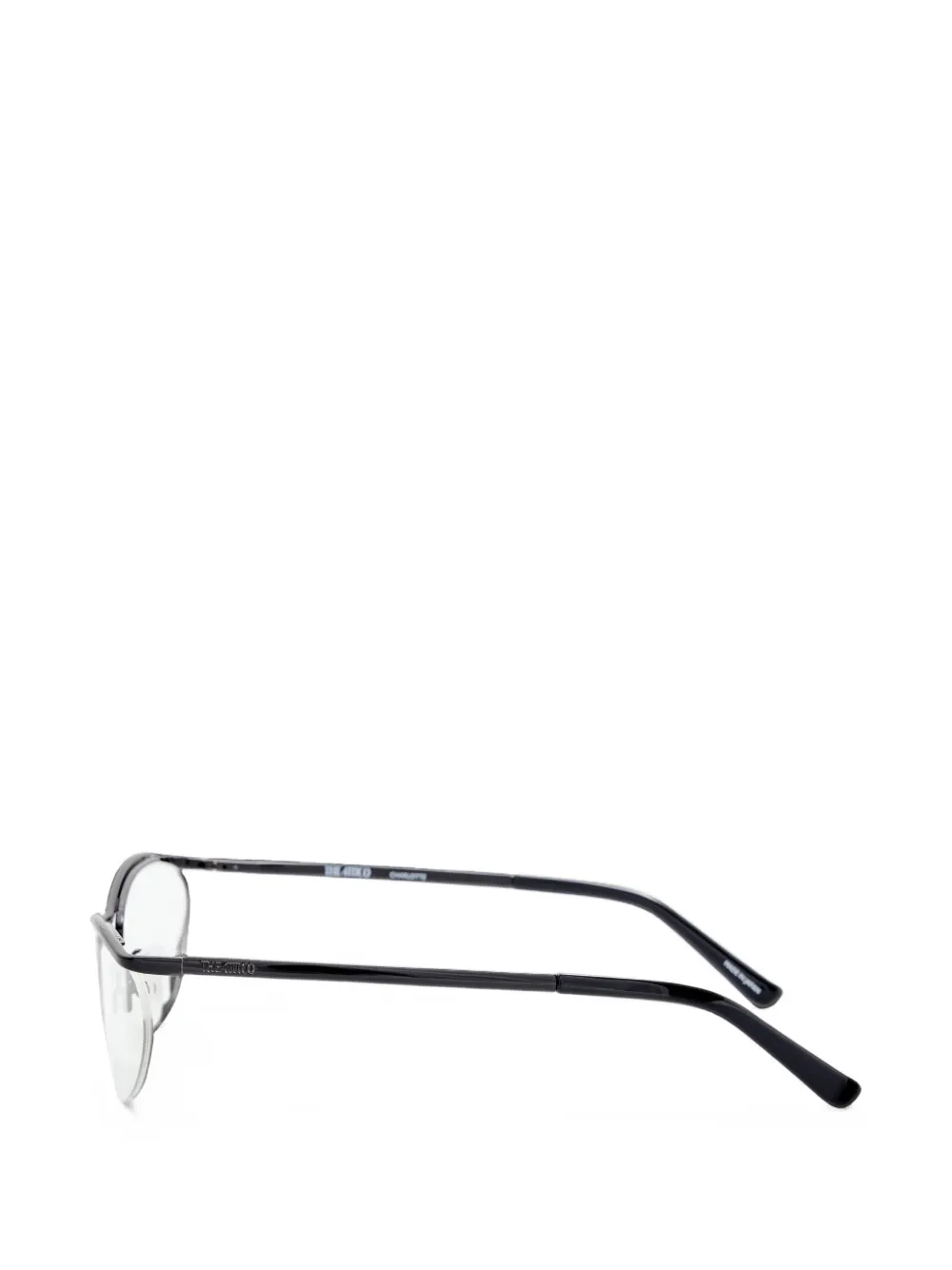 The Attico Charlotte bril met cat-eye montuur Zwart