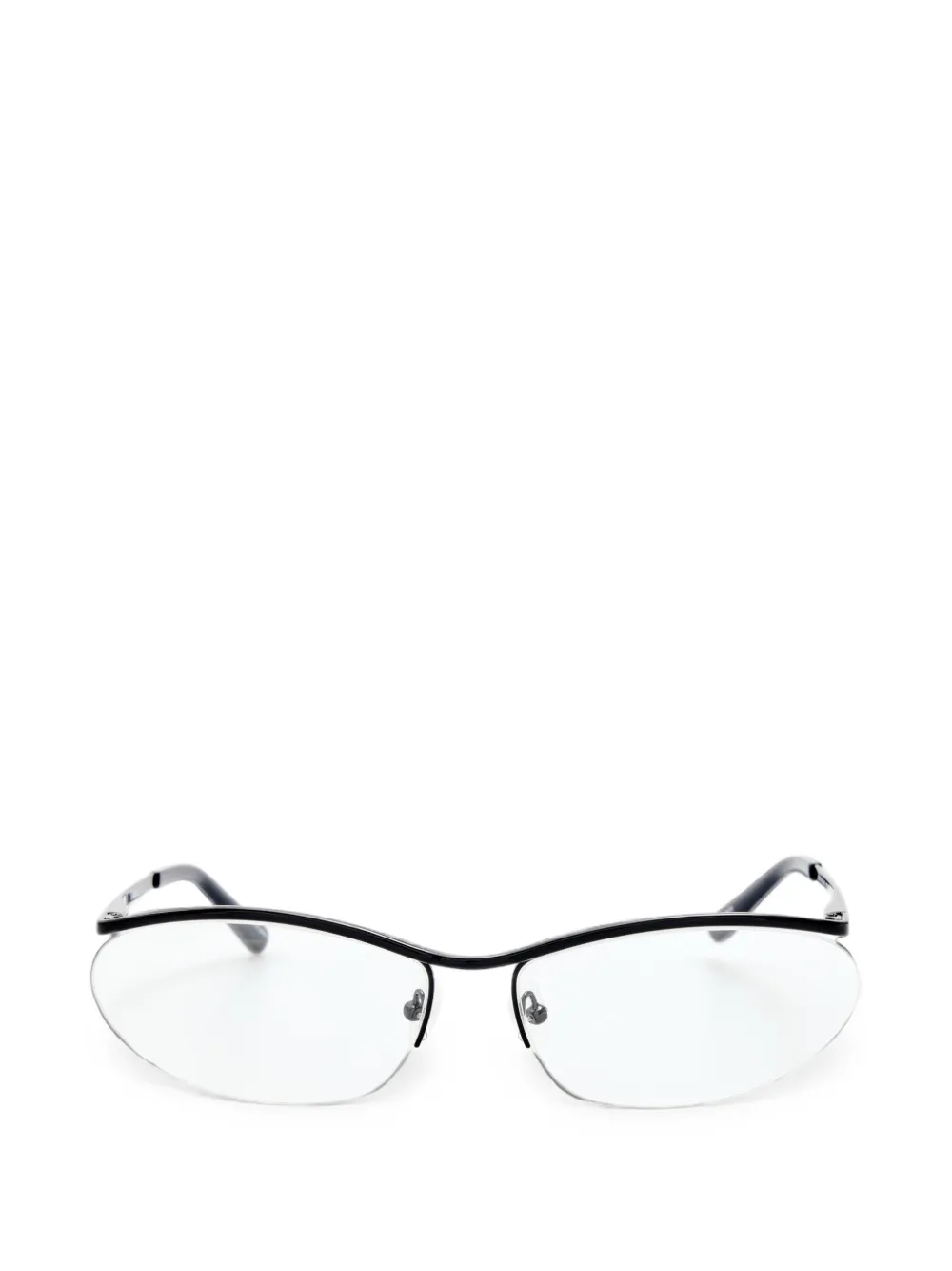 The Attico Charlotte cat-eye optical glasses - Nero