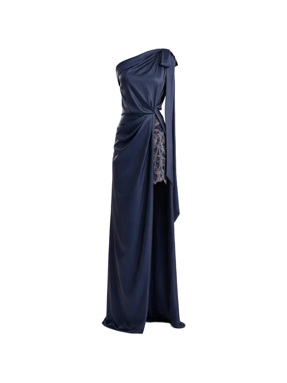Gemy Maalouf Abito con paillettes - Blu