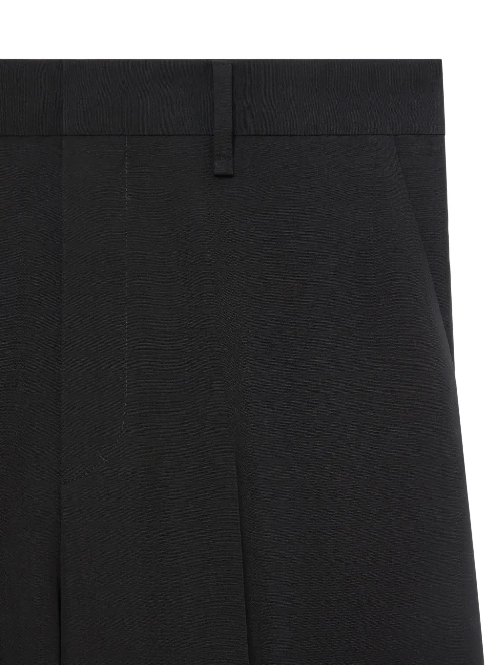 Givenchy Extra brede wollen broek Zwart