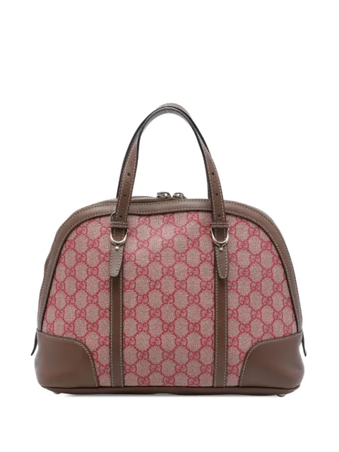 Gucci Pre-Owned 2016-2026 Small GG Supreme Nice Dome satchel