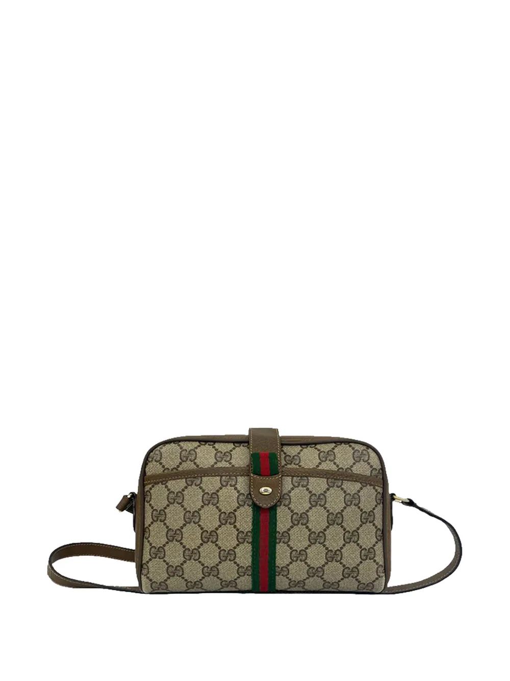 Gucci Pre-Owned 20th Century GG Supreme Web crossbody bag - Toni neutri