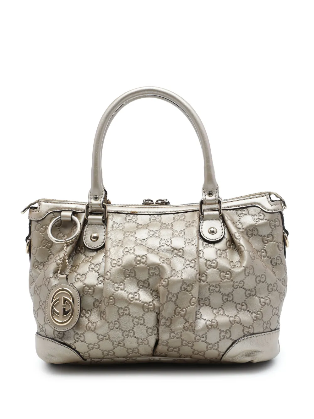 Gucci Pre-Owned 2016-2026 Guccissima Sukey satchel - Oro