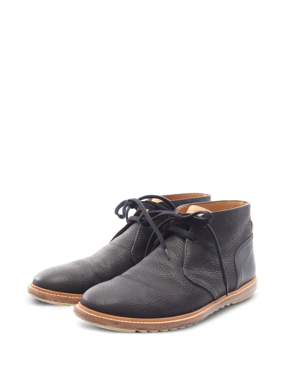 Louis Vuitton Pre-Owned 2014 Stiefeletten aus gekörntem Leder - Blau