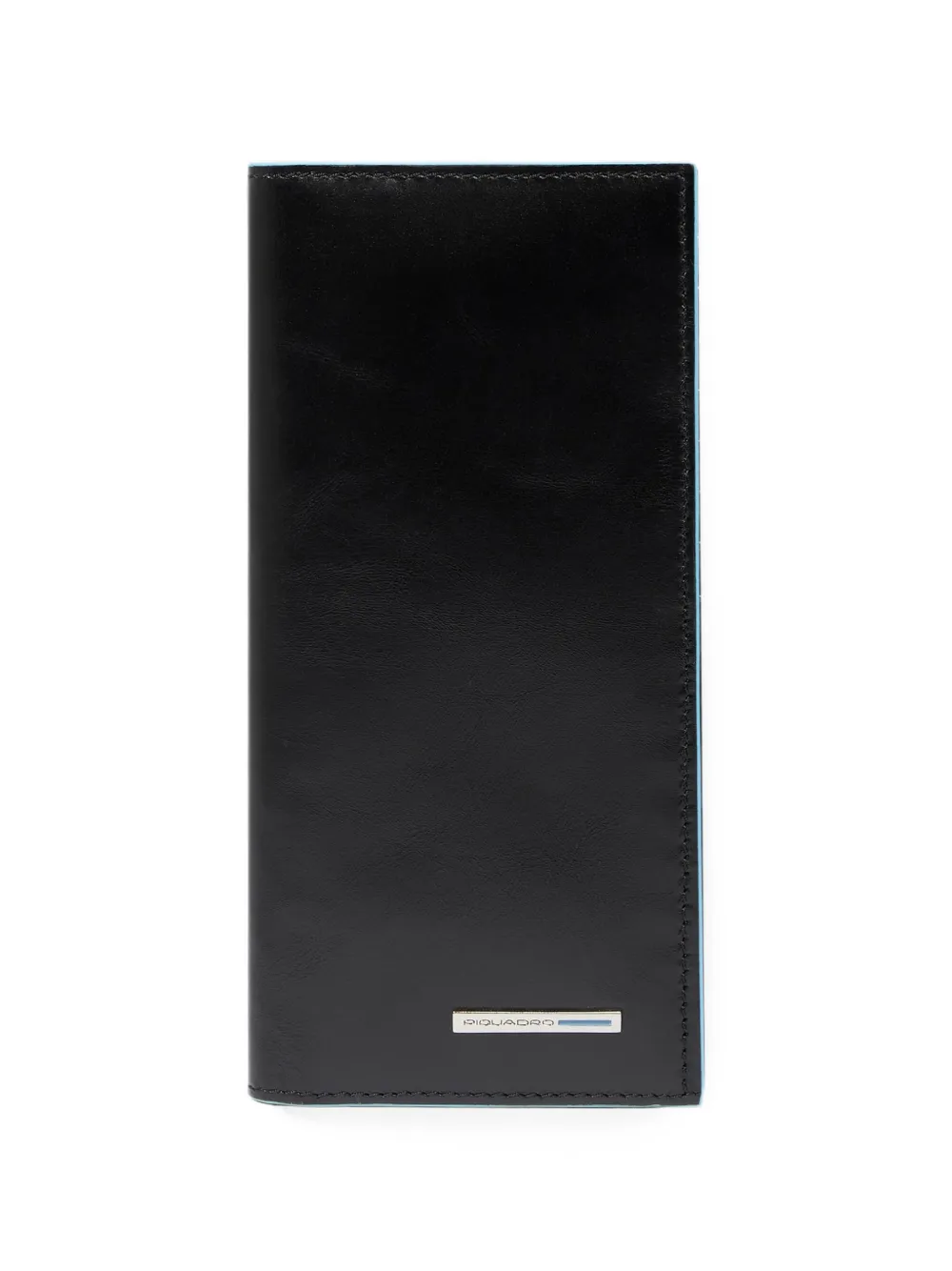PIQUADRO logo-plaque vertical wallet - Nero