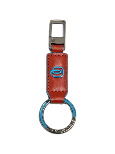 PIQUADRO carabiner-detail leather keyring
