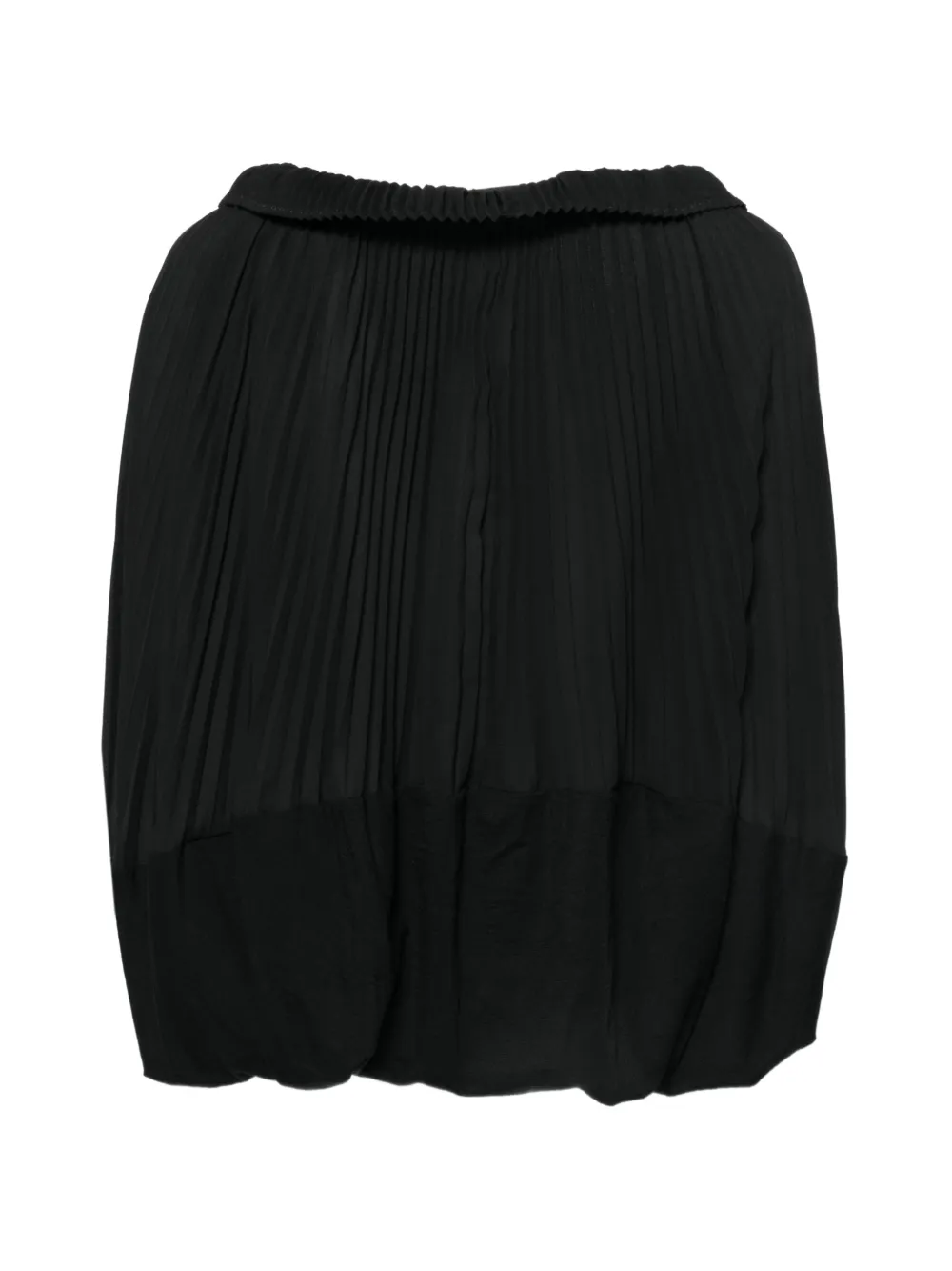 Junya Watanabe Top met ruches en plooien Zwart