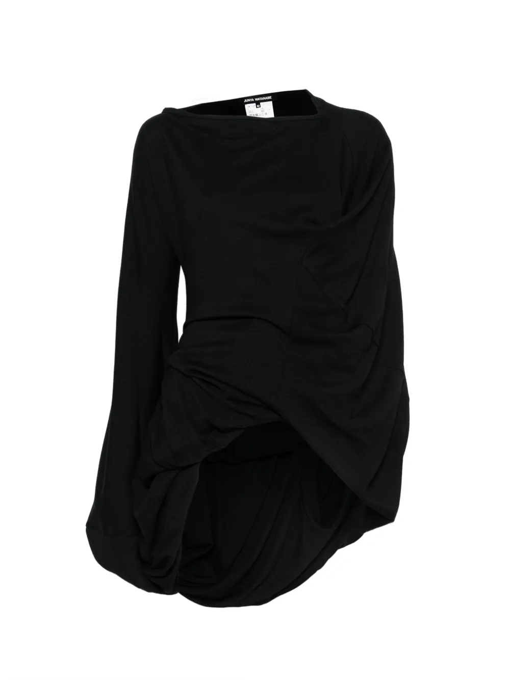 Junya Watanabe asymmetric draped sweater
