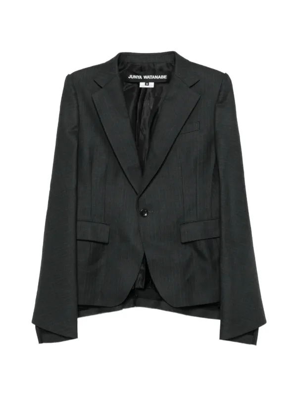 Junya Watanabe Cape-sleeve Blazer in Grey