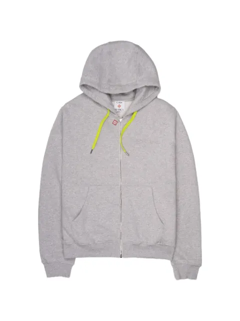 Casablanca zip-up cashmere hoodie