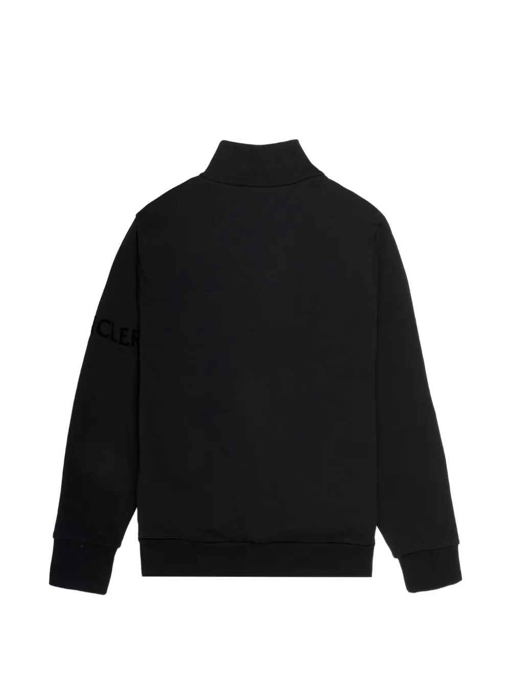 Moncler Vest met logopatch en rits Zwart