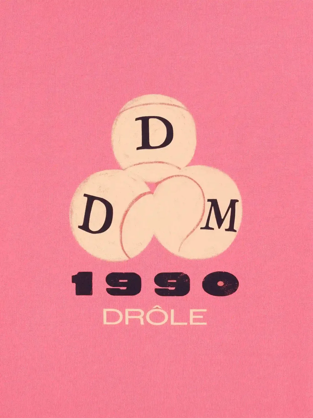 Drôle De Monsieur 1990 sweater met logoprint Roze