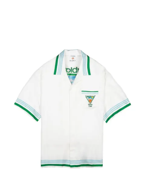 Casablanca graphic-print short-sleeve shirt